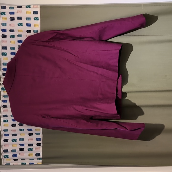 100% wool plum shirt blazer - Picture 3 of 3